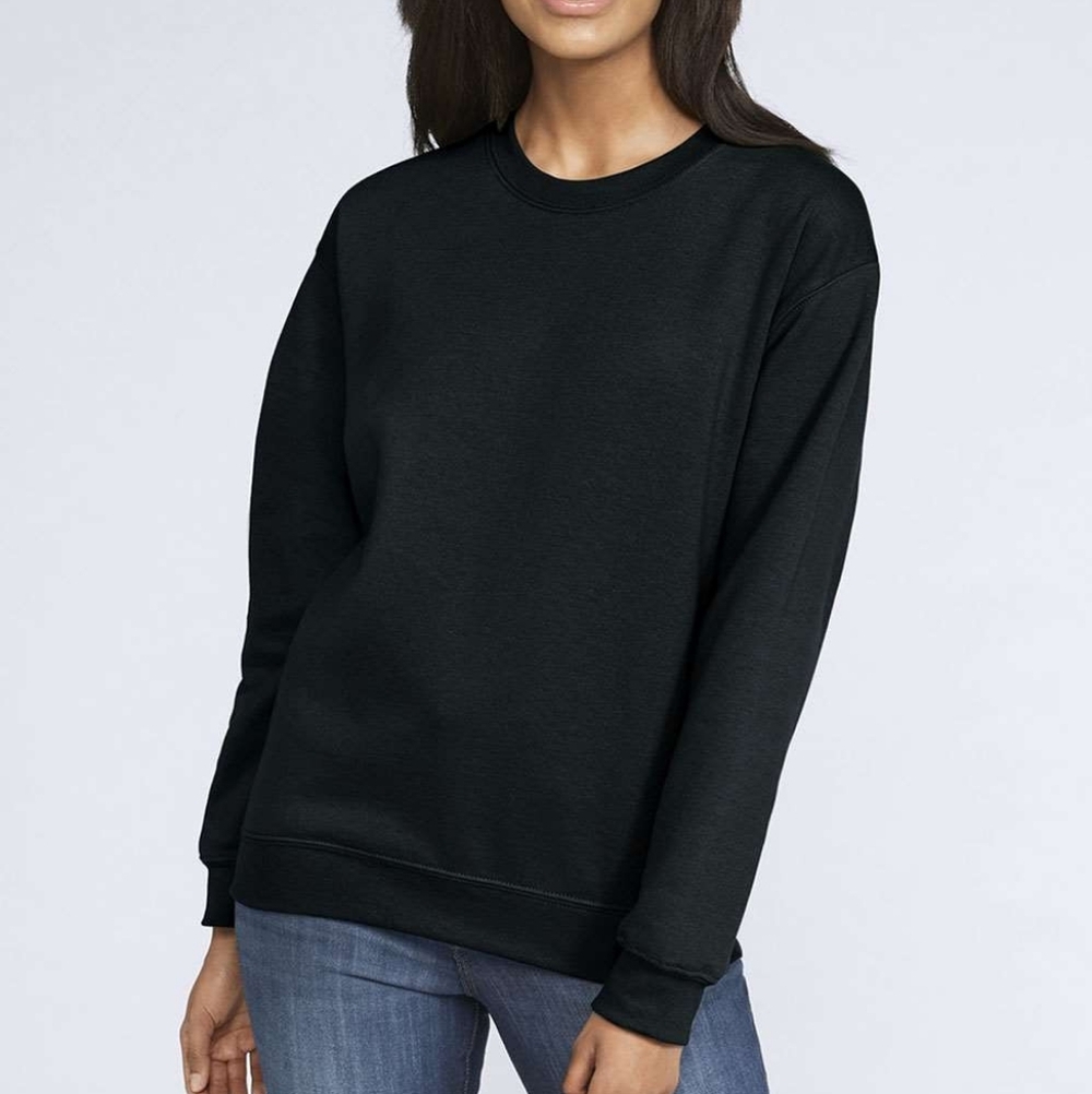 Hanes Essential Black Crewneck Sweater
